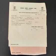 SS OCEANIC Home Lines Agency Cruise Line Champagne Order Receipt March 7, 1973 picture