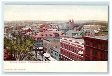 c1905s Bird's Eye View, Manchester New Hampshire NH Unposted Antique Postcard picture