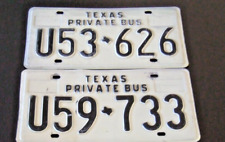YOUR CHOICE FROM  2  TEXAS  LICENSE PLATES  ISSUED  1976 - 1984  BARN FINDS picture
