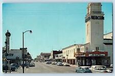 Merced California CA Postcard Street Scene West Seventeenth Street 1960's Cars picture