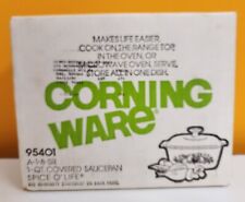 Vintage Corning Ware Spice O’ Life NIB/￼Sealed 95401 A-1-8-SR 1-Qt Covered Sauce picture