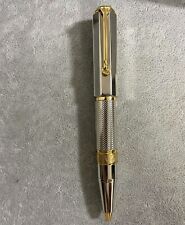 Luxury New Great Writers Metal Series Silver-Gold Clip 0.7mm Ballpoint Pen picture