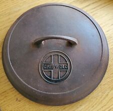 Griswold Lid Cover Self Basting Cast Iron Large Block Logo No. 8 picture