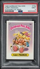 1986 Garbage Pail Kids Stickers Furry Frances UK Minis #12a PSA 9MINT picture