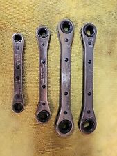 1979 Chrysler Gold Tool Award Langline Metric Ratchet Wrench Set picture