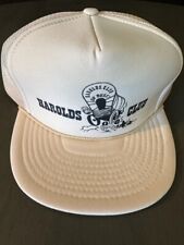 Vintage Harold’s Club Cream Trucker Hat Reno Nevada Casino picture