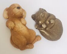 Sandicast Dog And Mice Sleepy Figurines Set Of 2 picture
