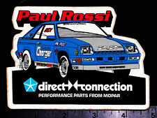 PAUL ROSSI Direct Connection - Original Vintage 1980’s Racing Decal/Sticker picture