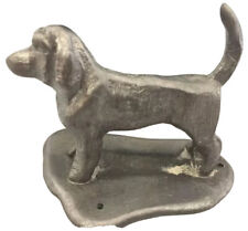 Bloodhound pewter miniature dog pup figurine Unused mountable 3 Inch picture