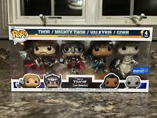 Funko POP Thor Love And Thunder 4 Pack Walmart Exclusive Mighty Valkyrie Gorr picture