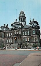 Belmont County Courthouse St. Clairsville Ohio Joseph W. Yost Vtg Postcard CP363 picture
