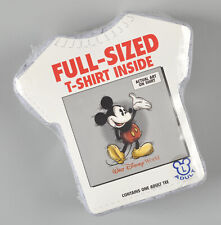 Rare Walt Disney World Compressed Package T Shirt Adult Size Large Mickey Mouse  picture
