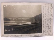 Postcard Railroad Right of Way and Susquehanna River RPPC Falls Pennsylvania picture