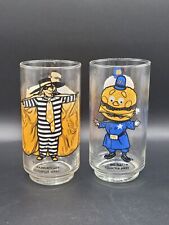 Lot of 2 VTG 1970s McDonalds Big Mac Collector Series Glasses Tumblers picture