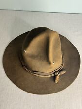 WWI era U.S. Army Campaign Hat With Cords And Chin Strap picture