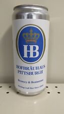Hofbrauhaus Pittsburgh 32 oz Crowler-EMPTY- Bottom Opened-Schwarz Bier picture
