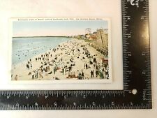 Old Orchard ME: Panoramic View of Beach Roller Coaster Postcard -FREE SHIPPING picture