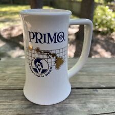 Vintage 1970's PRIMO BEER Ceramic Mug Stein 12 oz picture