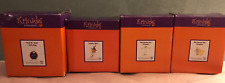 Dept 56 Lot of 4 New Krinkles Patience Brewster Halloween Ornaments picture