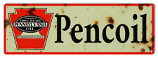 Pencoil Pennsylvania Oil Vintage Metal Sign 6x18 picture