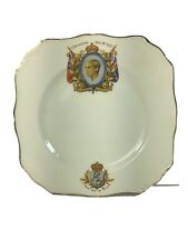 1937 L & Sons Plate Hanley England H.M. King Edward VIII Coronation Antique picture