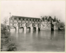 France, Chenonceaux, le château vintage albumen print.  22x2 Citrate Print picture