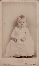 CDV Antique Photo Post Mortem Child Baby Carte De Visite picture