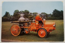 Postcard 1909-1919 Nott-American LaFrance Steam Pumper Antique Car Auto picture