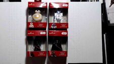 Four hallmark star wars christmas ornaments (never opened) still in boxes picture