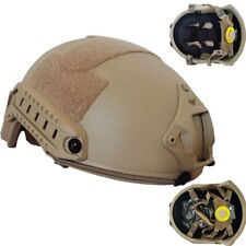 Large Size Tan FAST Ballistic Helmet Level IIIA Bulletproof UHMW-PE Material picture