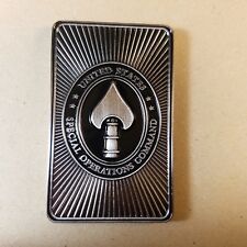 Special operations command Ace of Spades Challenge Coin 3
