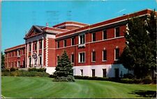 Wooster Ohio City Hospital Building Grounds 1960 Cancel Teich Chrome Postcard picture