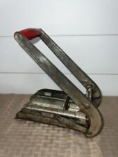 Vintage 1940s The Villa Potato Chipper French Fry Cutter with Red Handle picture
