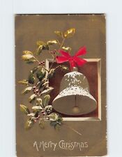 Postcard A Merry Christmas Embossed Card picture
