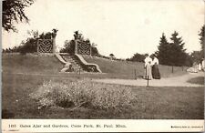 Vtg St Paul Minnesota MN Como Park Gates Ajar and Gardens pre-1907 UDB Postcard picture