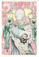 DETECTIVE COMICS #849 ORIGINAL PUBLISHED ART COVER DUSTIN NGUYEN BATMAN HUSH DC picture