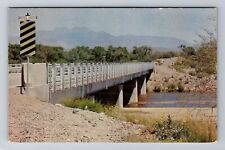 Scottsdale AZ-Arizona, Verde River And Four Peaks, Antique, Vintage Postcard picture