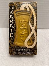 Vintage Hai Karate Soap on a Rope 5 oz w/ box (note: soap is chipped) picture