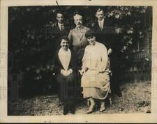 1925 Press Photo Former emperor Wilhelm & family at Doorn, Netherlands picture