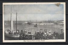 View of Bay at Port lavaca Texas postcard - 1925 picture