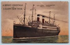 Postcard United States Line SS George Washington Steamer Ship c1920s V4 picture