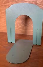 DEMCO Metal Library Bookend Heavy Gauge BOOK END Art Deco Green  picture