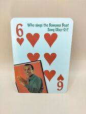 HARRY BELAFONTE Flickback 1957 Trivia Challenge Playing Card MT  picture