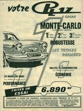 1961 Panhard PL 17 Vintage Magazine Car Advertisement  picture