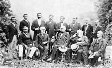 1869 Large Rare Photo General Robert E. Lee and His Confederate Officers picture