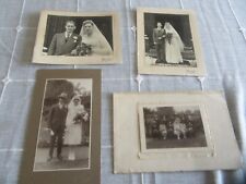 1930s & 1950s Wedding Photos /  vintage x 4 . picture