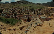 Colorado Central City mine dump in foreground aerial view ~ postcard sku709 picture