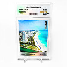 SOUTH MIAMI BEACH Photo Card 2024 GleeBeeCo Holo Tours Florida #SA12-L /25 Made picture