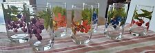 Rare One Of A Kind Vintage Brockway Glassware Fancy Fruit Collection picture