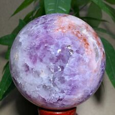 1700g Natural Druzy Pink Amethyst Sphere Ball Quartz Crystal Reiki Stone picture